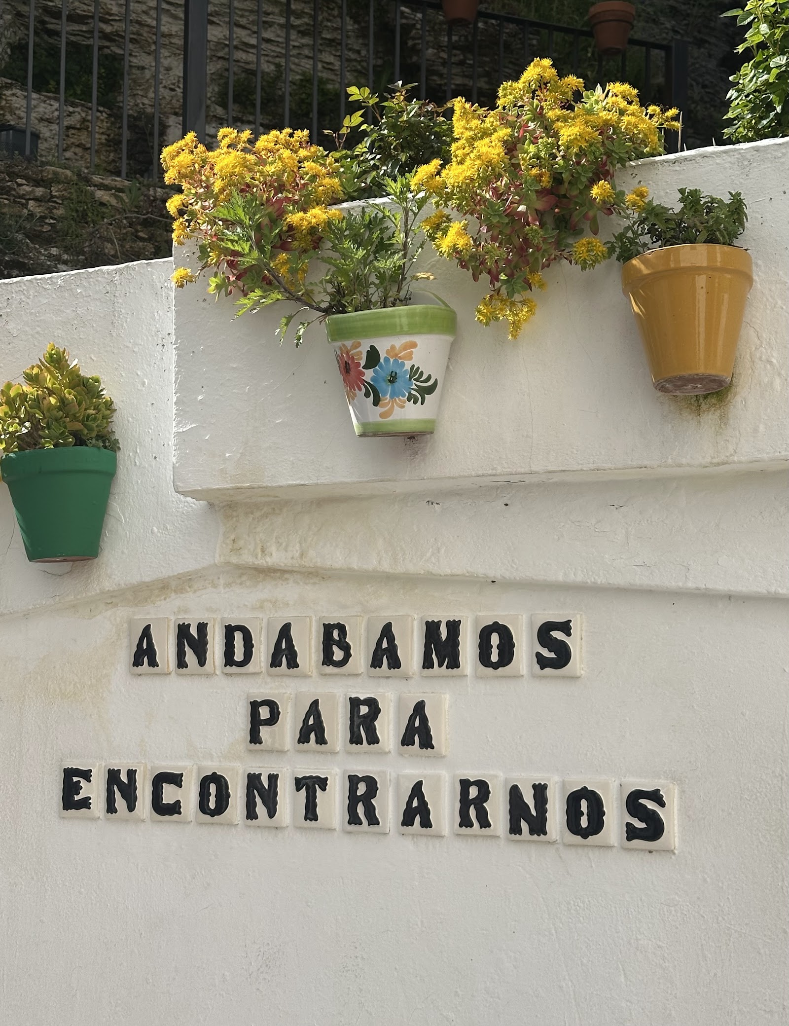 Andábamos para encontrarnos